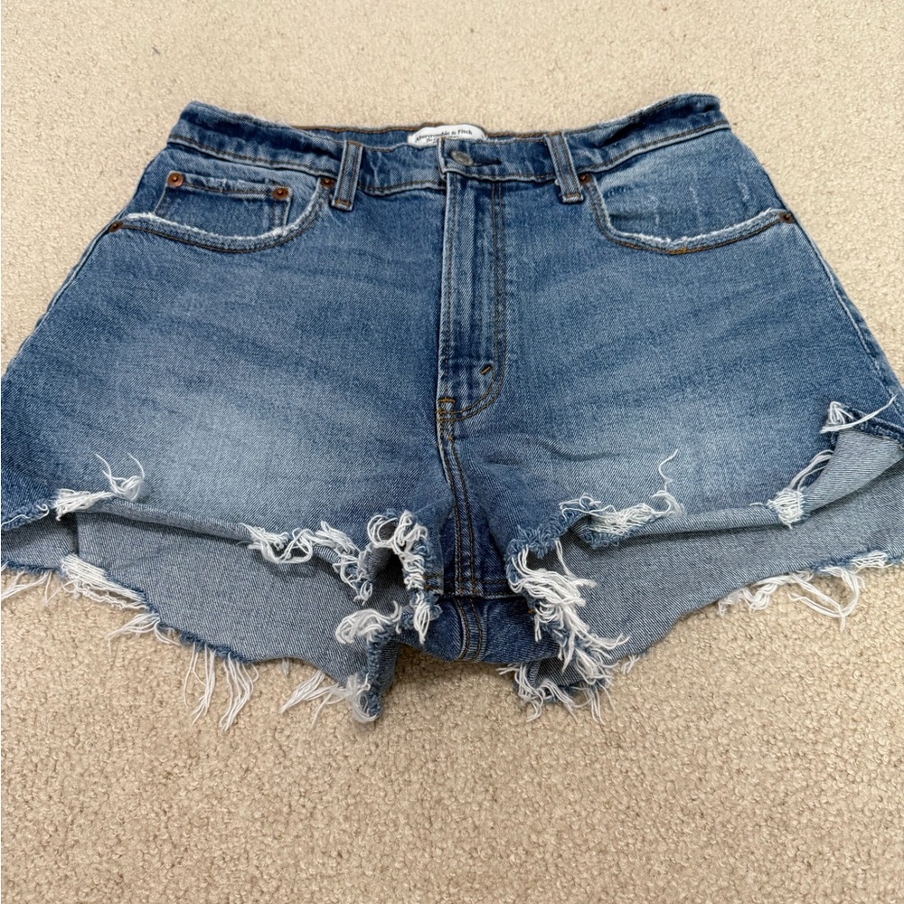 Abercrombie & Fitch Classic Blue Jean Shorts